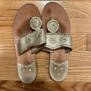 Jack Rogers champagne sandals